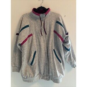 Vintage Daniel Women's 1980's Reversible Snap Front Coat Size XL